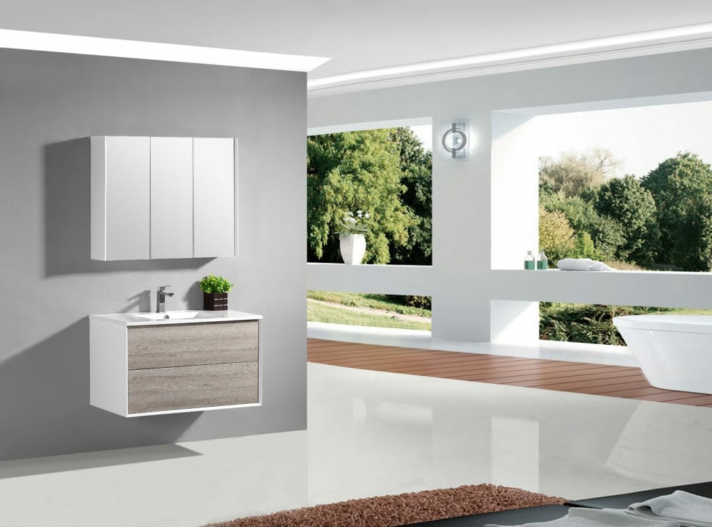 wall hung vanity