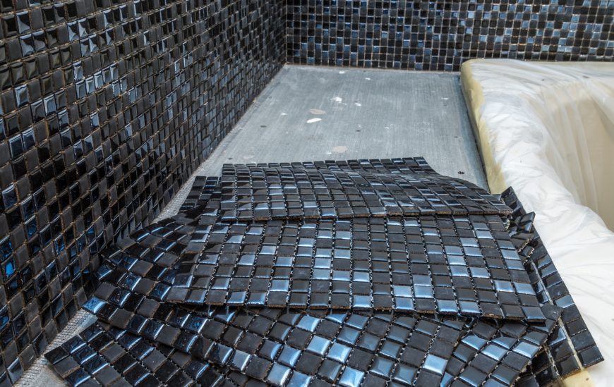 How to Lay Mosaic Tiles in a Shower How to Lay Mosaic Tiles in a Shower